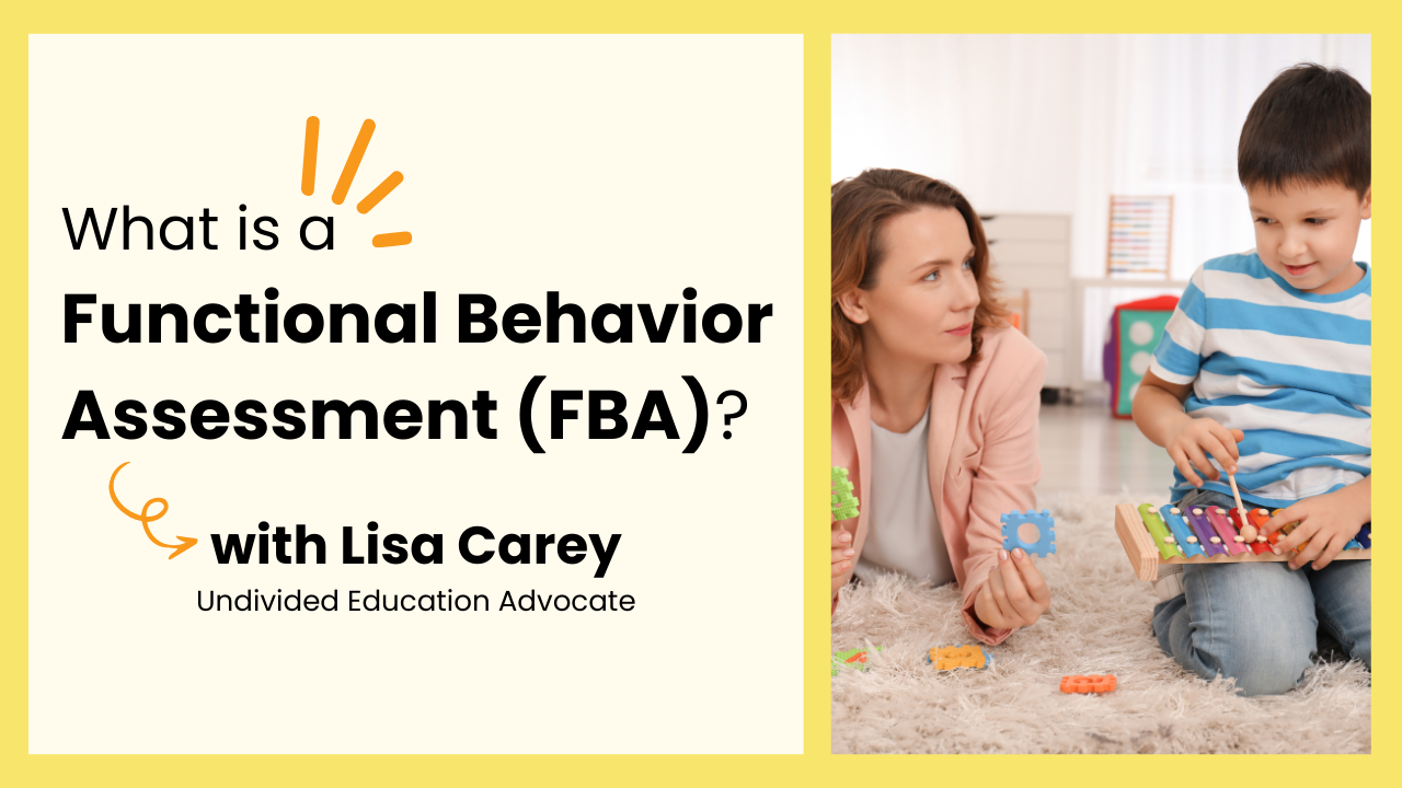 Functional behavioral assessment fba definition video
